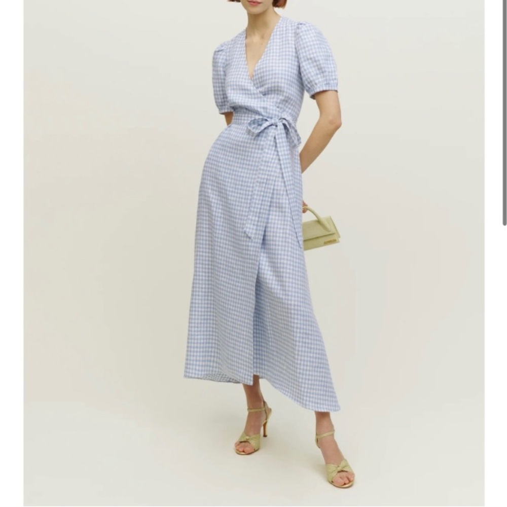 NWT Reformation Linen Dress - Picture 4 of 11